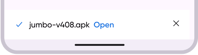 Open file after download